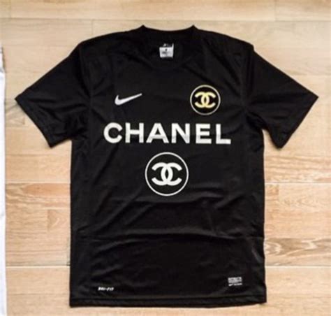 chanel football shirt|Chanel t shirt original.